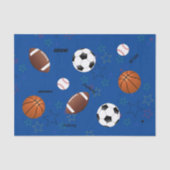 Sportfachpapier mit Sternen & Namen HAMbyWG Seidenpapier (Vorderseite)