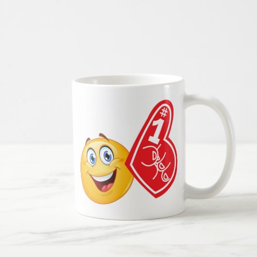 Sportfan emoji kaffeetasse (Rechts)