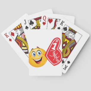 Sportfan emoji spielkarten