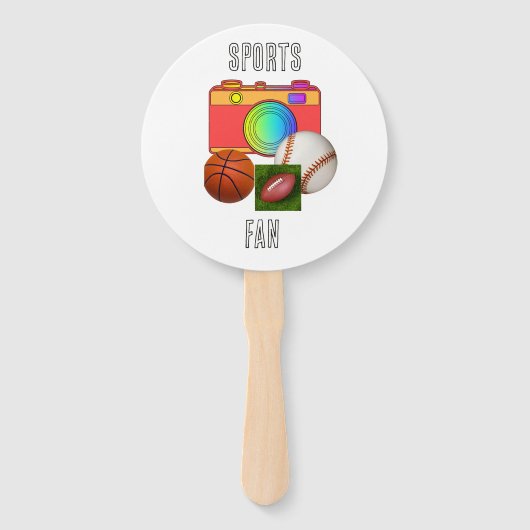 Sportfan fächer (Vorderseite)