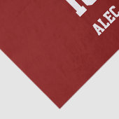 Sportfan Ihr eigenes Maroon Seidenpapier (Ausschnitt)