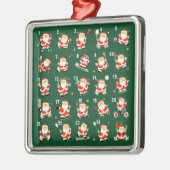 Sportfan Weihnachtskollektiv Ornament Aus Metall (Links)