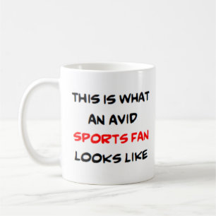Sportfans, begeistert kaffeetasse