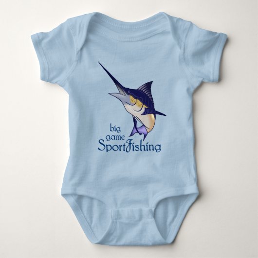 Sportfischerei Baby Strampler (Vorderseite)