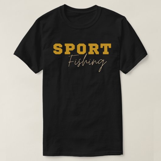 Sportfischerei T-Shirt (Design vorne)