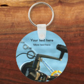Sportfischerei Thema individuell Schlüsselanhänger (Vorderseite)