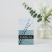 Sportfischerei und -fischerei visitenkarte (Stehend Vorderseite)