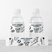 Sportflaschen Wasserflaschenetikett