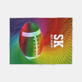 Sportfreund-Geschenke des Rugbyball-| Fleecedecke (Vorderseite (Horizontal))