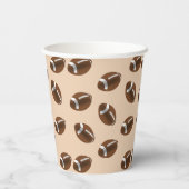 Sportfußball Pappbecher (Rückseite)