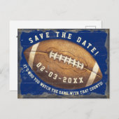 Sportfußballabend Rett Einladung Postkarte (Vorne/Hinten)