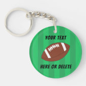 Sportfußballfeld Schlüsselanhänger (Vorderseite)