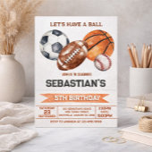 Sportgeburtstag Einladung