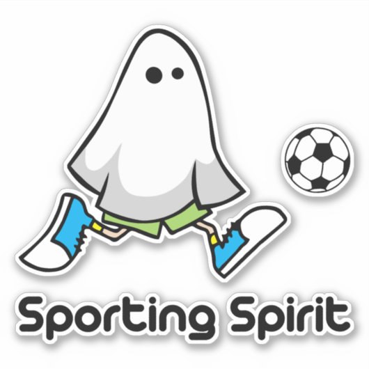 Sportgeist Aufkleber (Vorderseite)
