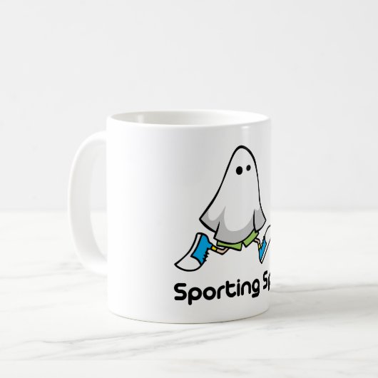 Sportgeist Kaffeetasse (Vorderseite Links)