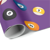 Sportgekacheltes Billiardpapier Geschenkpapier (Rolleneckpunkt)