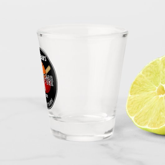 Sportgeräte Bar Sport Showglas Schnapsglas (Rechts)