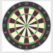 Sportgeräte - Dartboard 1 Aufkleber (Blatt)