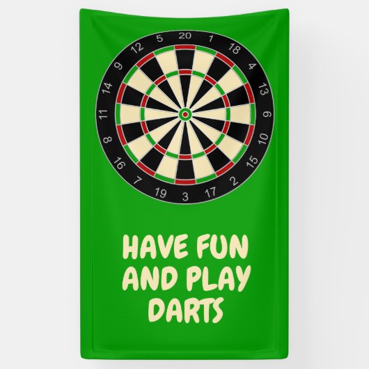 Sportgeräte - Dartboard 1 Banner (Vertikal)