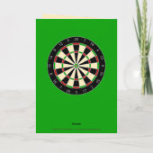 Sportgeräte - Dartboard 1 Karte (Rückseite)