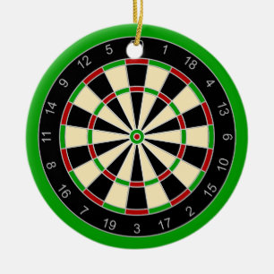 Sportgeräte - Dartboard 1 Keramik Ornament