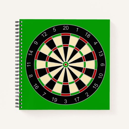 Sportgeräte - Dartboard 1 Notizblock (Vorderseite)