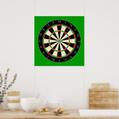 Sportgeräte - Dartboard 1 Poster (Küche)
