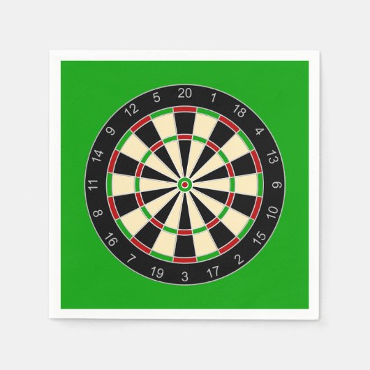 Sportgeräte - Dartboard 1 Serviette (Vorderseite)