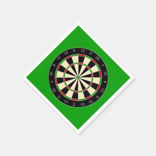 Sportgeräte - Dartboard 1 Serviette (Ecke)