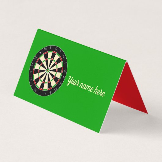 Sportgeräte - Dartboard 1 Visitenkarten (Vorderseite)