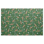 SportGolf-Ausrüstung auf grünem Muster Stoff (Fat Quarter (45,7 x 55,9 cm))