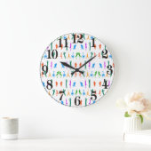 Sportgrafik für die Acrylmauer Große Wanduhr (Zuhause)