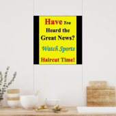 Sporthaar verkaufen Poster Matte (Küche)