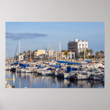 Sporthafen Portixol bei Dämmerung - Palma de Mallo