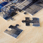 Sporthafen Portixol bei Dämmerung - Palma de Mallo Puzzle (Seite)