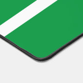 Sporthafte, grüne, senkrechte Streifen Schreibtischunterlage (Ecke)