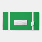 Sporthafte, grüne, senkrechte Streifen Schreibtischunterlage (Tastatur & Maus)