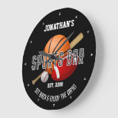 Sporthalle Bar w Sportgeräte Runde Uhren (Winkel)