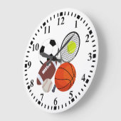 Sporthalle Große Wanduhr (Winkel)