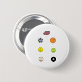 Sporthallen Button (Vorne & Hinten)