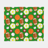 Sporthallen Fleecedecke (Vorderseite (Horizontal))