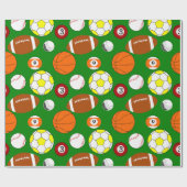 Sporthallen Geschenkpapier (Flach)