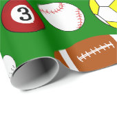 Sporthallen Geschenkpapier (Rolleneckpunkt)