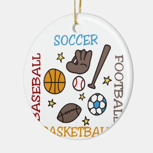 Sporthallen Keramik Ornament (Links)