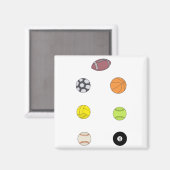 Sporthallen Magnet (Vorderseite/Rückseite)