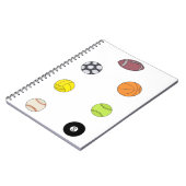 Sporthallen Notizblock (Linke Seite)