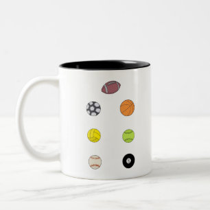 Sporthallen Zweifarbige Tasse