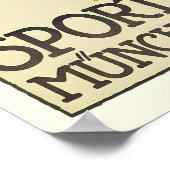 Sporthaus Schuster Sportswear and Sporting Goods Poster (Ecke)