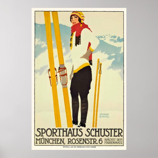 Sporthaus Schuster Sportswear and Sporting Goods Poster (Vorne)