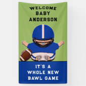 Sporthistorik Fußball Kinderdusche Banner (Vertikal)